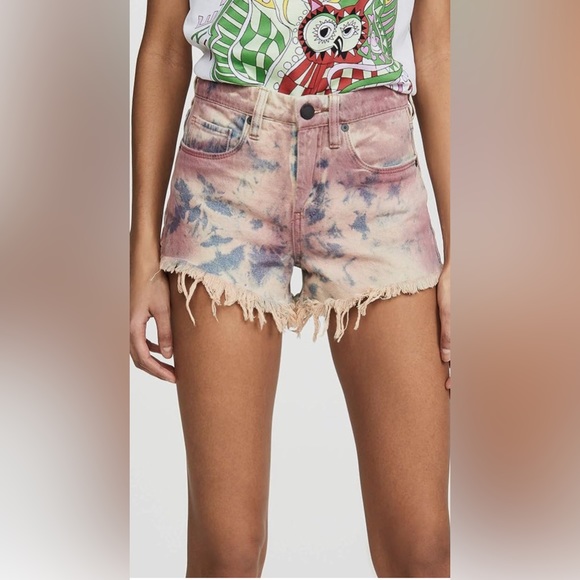 Blank NYC Tie Dye Barrow Denim Jean Shorts Size 27 (4) NWT - Picture 1 of 12